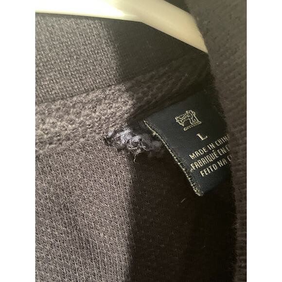 Mens Scotch & Soda Coffee Helps Navy & Blue Collard Polo Shirt Size L Cotton - Picture 5 of 12